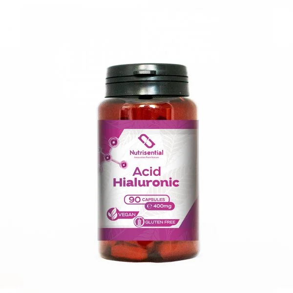 Descoperă puterea Acidului Hialuronic vegan de 300mg Nutrisential! Susține sănătatea pielii și a articulațiilor, reduce ridurile și îmbunătățește hidratarea naturală.