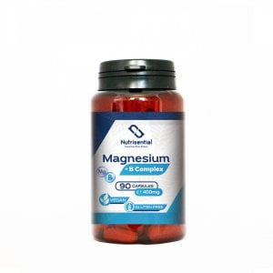 Îmbunătățește-ți sănătatea cu suplimentul alimentar Magnesium + B Complex 400mg. O combinație unică de magneziu și complexul de vitamine B pentru susținerea sistemului nervos și a energiei.